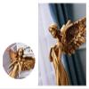 ALDEPO Sculpture Tabletop Elegant Wings Angel Statue, Natural Eco Friendly Resin Angel Figurine Christmas Church Angel Art for Statue Statue (Color : Light Green) view 4