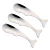 Cooking Spoons Creative 304 Stainless Steel Cartoon Whale Shape Spoon Lovely Ice Cream Spoon Dessert Spoon Tableware Table Spoons view 1