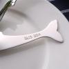 Cooking Spoons Creative 304 Stainless Steel Cartoon Whale Shape Spoon Lovely Ice Cream Spoon Dessert Spoon Tableware Table Spoons view 3