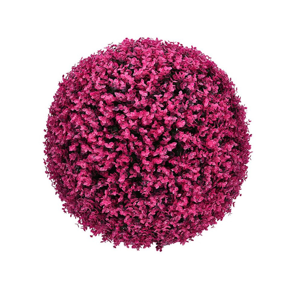 PROUH Artificial Grass Balls 24inch, Artificial Boxwood Topiary Ball, Artificial Plant Topiary Balls Realistic Color for Backyard, Balcony, Garden, Wedding Party, Home Office