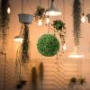 Artificial Grass Ball 5inch, Artificial Boxwood Topiary Balls, Round Plant Topiary Ball Assembly Required for Backyard, Balcony,Garden, Wedding and Home Dcor view 4