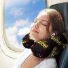 Love Softball Travel Neck Pillow U Shape for Head and Neck Support Pillow Memory Foam Headrest for Car Office Home Sleeping view 3