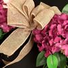 Artificial Flower Wreath Door Front Wreatg Spring Floral Garland Rattan Hanging Wreath for Farmhouse Wedding Wall Window Home Decor view 2
