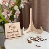 Personalized Wedding Wooden Guest Book: Creative Acrylic Custom Name Alternative Inserts Box DIY Custom Rustic Wedding Heart Drop Guest Book for Graduation Anniversary Wedding Decor (Moon Star) view 4