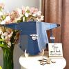 Personalized Wedding Wooden Guest Book: Creative Acrylic Custom Name Alternative Inserts Box DIY Custom Rustic Wedding Heart Drop Guest Book for Graduation Anniversary Wedding Decor (Graduation Cap) view 1