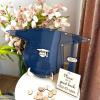 Personalized Wedding Wooden Guest Book: Creative Acrylic Custom Name Alternative Inserts Box DIY Custom Rustic Wedding Heart Drop Guest Book for Graduation Anniversary Wedding Decor (Graduation Cap) view 4