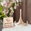 Personalized Wedding Wooden Guest Book: Creative Acrylic Custom Name Alternative Inserts Box DIY Custom Rustic Wedding Heart Drop Guest Book for Graduation Anniversary Wedding Decor (Alpine and Eagle) view 3
