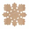 Wood Carved Corner Onlay Applique Unpainted Frame Cupboard Cabinet Decal for Home Furniture Decoration,F3,15 view 3
