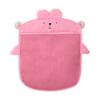 Surakey Bath Toy Storage Kids, Toddlers, Baby Bath Organizer | Tub, Bathtub, Bathroom Toy Holder | Quick Dry Net, Two Suction Cups | Shower Caddy Hanging Mesh Basket Waterproof Toy (Pink) view 1