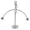 ALDEPO Sculpture Tabletop Double Dance Balance Pendulum Gymnastics Little Iron Man Desktop Crafts Newton Pendulum Balance Ball Statue view 1