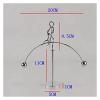 ALDEPO Sculpture Tabletop Double Dance Balance Pendulum Gymnastics Little Iron Man Desktop Crafts Newton Pendulum Balance Ball Statue view 2