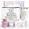 Best Friend Birthday Gifts Basket for Women - Unique Friendship Gifts for Women, Sister, Bestie, BFF (White) view 1
