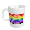 Funny Coffee Cups For Women Science Is Real Black Lives Matter Blm Love Rainbow Mug Gifts For Men Unique Fun Stuff view 2