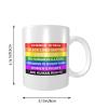 Funny Coffee Cups For Women Science Is Real Black Lives Matter Blm Love Rainbow Mug Gifts For Men Unique Fun Stuff view 4