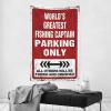 gaeruite Funny Kitchen Decor World'S Greatest Fishing Captain Parking Only Tapestry Tapestry Aesthetic Kawaii Room Decor (Size : 75X100CM) view 2