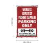 gaeruite Funny Kitchen Decor World'S Greatest Fishing Captain Parking Only Tapestry Tapestry Aesthetic Kawaii Room Decor (Size : 75X100CM) view 4