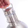 1L/1.9L 304 Stainless Steel Beer Pot, Single-layer Beer Barrel Portable Storage Wine Bottle Jugs, 1PCS (Color : 1L) view 3
