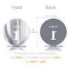 HZGUEOSTB Acrylic Wedding Table Numbers 1-15 with Stands,4.8"Round Mirror Gold Table Number Signs and Holders for Wedding Reception, Party, Event, Centerpiece Decoration (Silver, 1-15) view 2