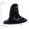Imagine Mart Adiyogi in Black Shiva Statue with Studded Necklace for Car Dash Board, Pooja & Gifts, Mahadev Murti, Idol, Lord Adiyogi Shankara for Home & Office Decor view 3