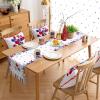 4th of July Table Runner,Patriotic Stars Tablecloth Red White and Blue Stripes Memorial Day Decorations for Home,Kitchen,Dining Room,Indoor,Outdoor,13X90 Inches Long,Independence Day Summer Holiday view 2