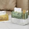 FEMUN,Tissue Cover Box,Tissue Holder,Tissue Box Cover,Tissue Box Holder,Tissue Holders for Bathrooms,Tissue Box Cover Square,9.45" L*4.72" W*3.5" H,Suitable for Dining Room, Living Room, Bathroom. view 3