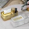 FEMUN,Tissue Cover Box,Tissue Holder,Tissue Box Cover,Tissue Box Holder,Tissue Holders for Bathrooms,Tissue Box Cover Square,9.45" L*4.72" W*3.5" H,Suitable for Dining Room, Living Room, Bathroom. view 4