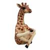 1 Set Of Giraffe Far Reach Salt & Pepper Shakers Holder Figurine With Glass Shakers view 4