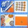 ELGGIH 24 Pack Dart War Birthday Invitations Nerf Dart War Gun Party Invitation Cards, 24 Pack Dart War Sticker Labels, 24 Envelopes Dart War Nerf Party Supplies for Boys Kids Birthday Party view 3