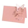 EUBUY 50PCS Hollow Butterfly Table Place Cards, Name Cards for Table Setting, Seating, Banquet, Wedding, Dinner Parties, 3.5 x 2.4 Inch view 1