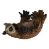 1 Pcs of Wisdom of The Woods Enchanted Great Horned Tiger Owl Wine Bottle Holder Decor view 1