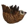 1 Pcs of Wisdom of The Woods Enchanted Great Horned Tiger Owl Wine Bottle Holder Decor view 3