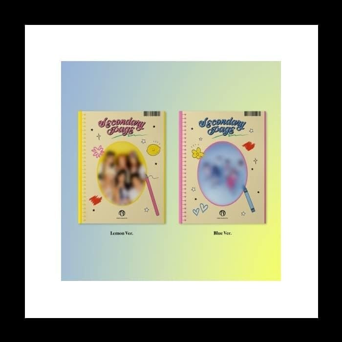 DreamNote Secondary Page 5th Single Album CD+POB+Photobook+Photocard+Postcard+Slide film+Tracking Sealed (SET(Lemon+Blue))