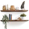 Floating Shelves Set of 2, Wall Shelves with Invisible Brackets for Bedroom, Bathroom, Living Room, Kitchen, Easy Wall Mounted Shelves, (48"L x 10"D, Vancouver) view 1