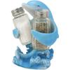 1 Set Of Dolphin Rising Above Sea Waves Hugging Salt And Pepper Shakers Holder view 2