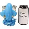 1 Set Of Dolphin Rising Above Sea Waves Hugging Salt And Pepper Shakers Holder view 3