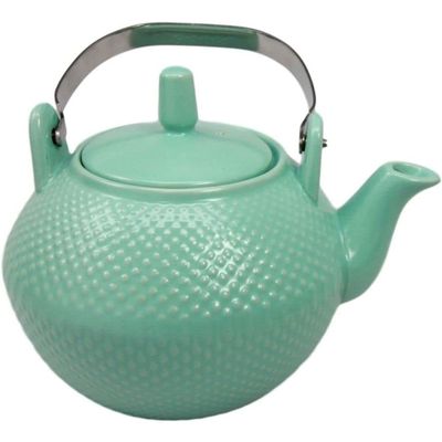 1 Pcs Of Imperial Japan Spotted Texture Blue Tetsubin Teapot Stainless Steel Handle 28Oz