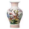 AMITVA China Style Decorative Vase, Classic Ceramic Vases for Art Home Decoration, Chinese Retro Porcelain Ceramic Vase with Peony Painting, B 3716cm view 1