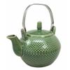 1 Pcs Of Imperial Spotted Texture Teapot With Stainless Steel Handle 28oz (Green) view 1