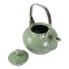1 Pcs Of Imperial Spotted Texture Teapot With Stainless Steel Handle 28oz (Green) view 4