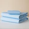 Rifz Textiles TM Collection T-180 Blended Dyed Sheets Soft Comfortable Breathable Washable Elastic Lightweight Decorations for Hotel Bedrooms or Guest Room (Flat, King L 108"X115" 6 PK, Bone) view 4