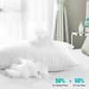 EIUE 2 Pack Queen Size Bed Pillows for Sleeping,Super Soft Down Alternative Microfiber Filled Pillows,20 x 30 Inches,White view 2