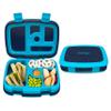 Bentgo Kids 5-Compartment Lunch Box - Confetti Design for School, Ideal for Ages 3-7, Leak-Proof, Drop-Proof, Dishwasher Safe, & Made with PFAS & BPA-Free Materials (Confetti Edition - Abyss Blue) view 1