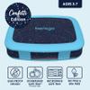 Bentgo Kids 5-Compartment Lunch Box - Confetti Design for School, Ideal for Ages 3-7, Leak-Proof, Drop-Proof, Dishwasher Safe, & Made with PFAS & BPA-Free Materials (Confetti Edition - Abyss Blue) view 3