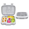 Bentgo Kids 5-Compartment Lunch Box - Glitter Design for School, Ideal for Ages 3-7, Leak-Proof, Drop-Proof, Dishwasher Safe, & Made with PFAS & BPA-Free Materials (Glitter Edition - Silver) view 1