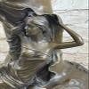EUROPEAN BRONZE Close Out Nouveau Deco Nude Female Bronze Vase Bronze Figurine Sculpture Figure Gift Deal Artwork view 4