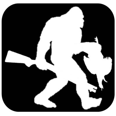 Bigfoot Turkey Hunting Decal OS 437 6" sasquatch box call sticker