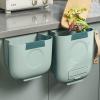 DYPASA Garbage Recycling Bin 10L/13L Folding Waste Bin Kitchen Cabinet Door Hanging Trash Can Wall Mounted Trashcan for Bathroom Toilet Garbage Waste Storage Kitchen Trash Can (Size : 13L) view 3