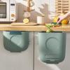 DYPASA Garbage Recycling Bin 10L/13L Folding Waste Bin Kitchen Cabinet Door Hanging Trash Can Wall Mounted Trashcan for Bathroom Toilet Garbage Waste Storage Kitchen Trash Can (Size : 13L) view 4