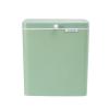 DYPASA Garbage Recycling Bin Wall Mounted Trash Household Garbage Basket with Lid Kitchen Cabinet Storage Bucket Can Bathroom Recycling Trash Bins Kitchen Trash Can (Color : White) view 1