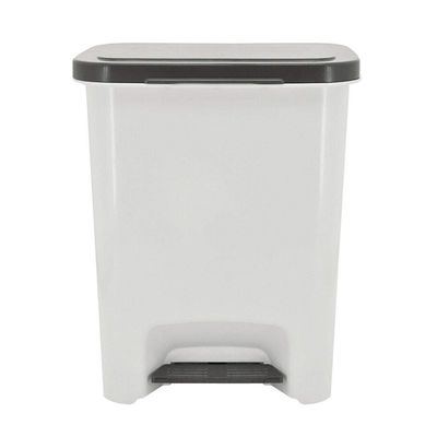 DYPASA Wastepaper Basket Square Plastic Trash Can Office Paper Basket Foot with Lid Storage Box (25L) Garbage Can (Size : 45L)